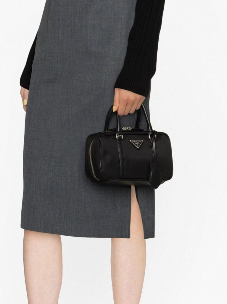 Black Re-nylon Mini Bag