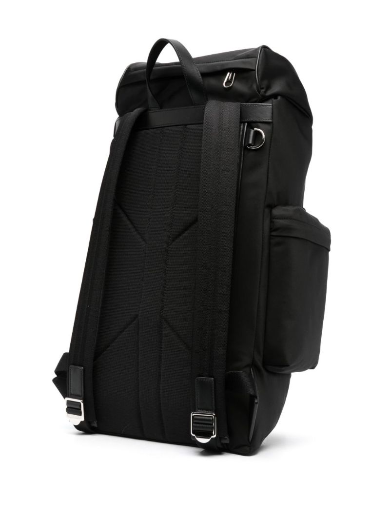 Black Murray Logo Embossed Backpack