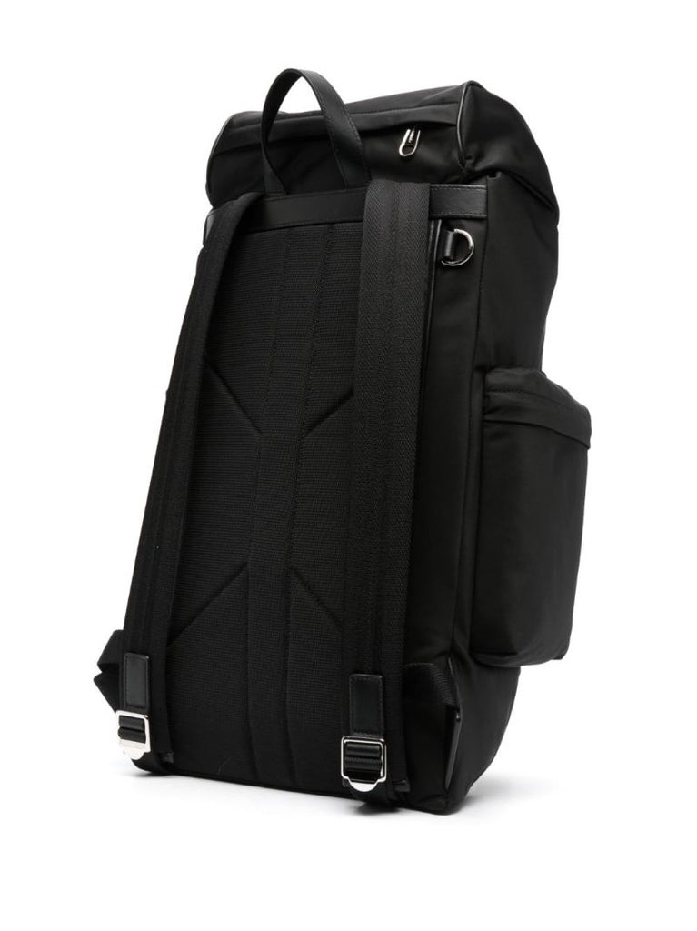 Black Murray Logo Embossed Backpack