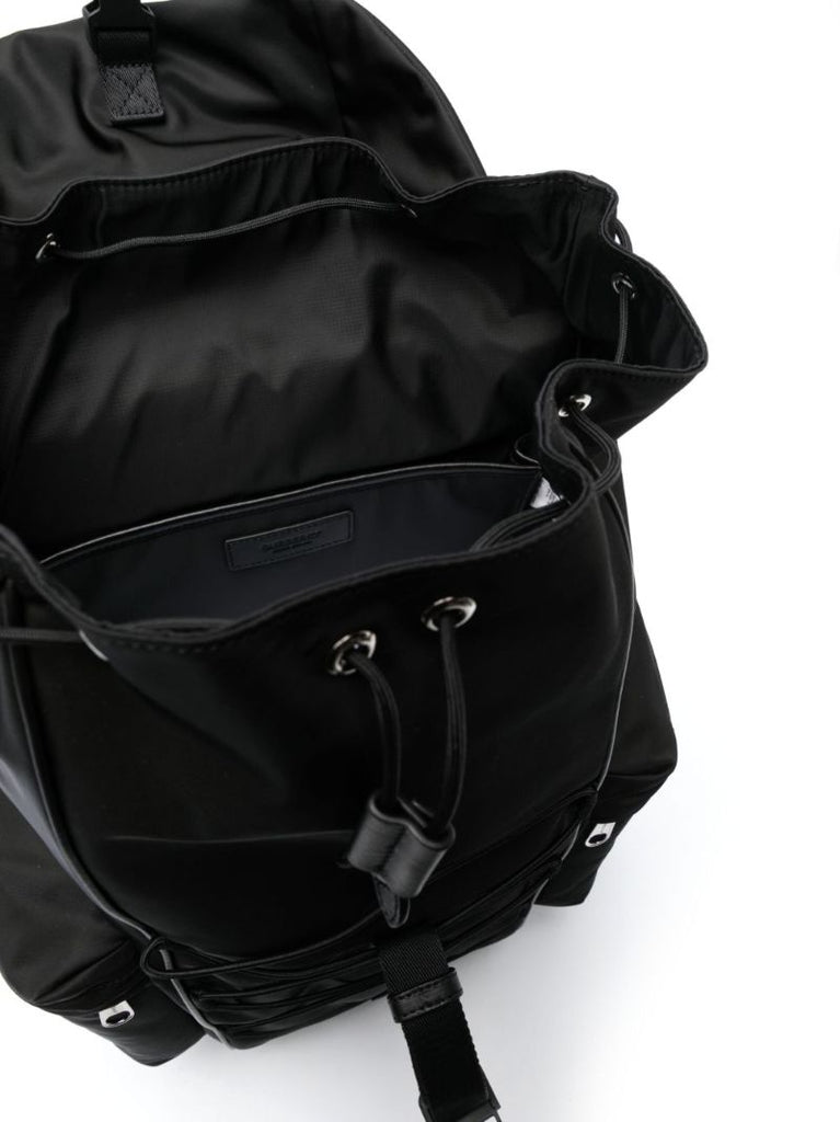 Black Murray Logo Embossed Backpack