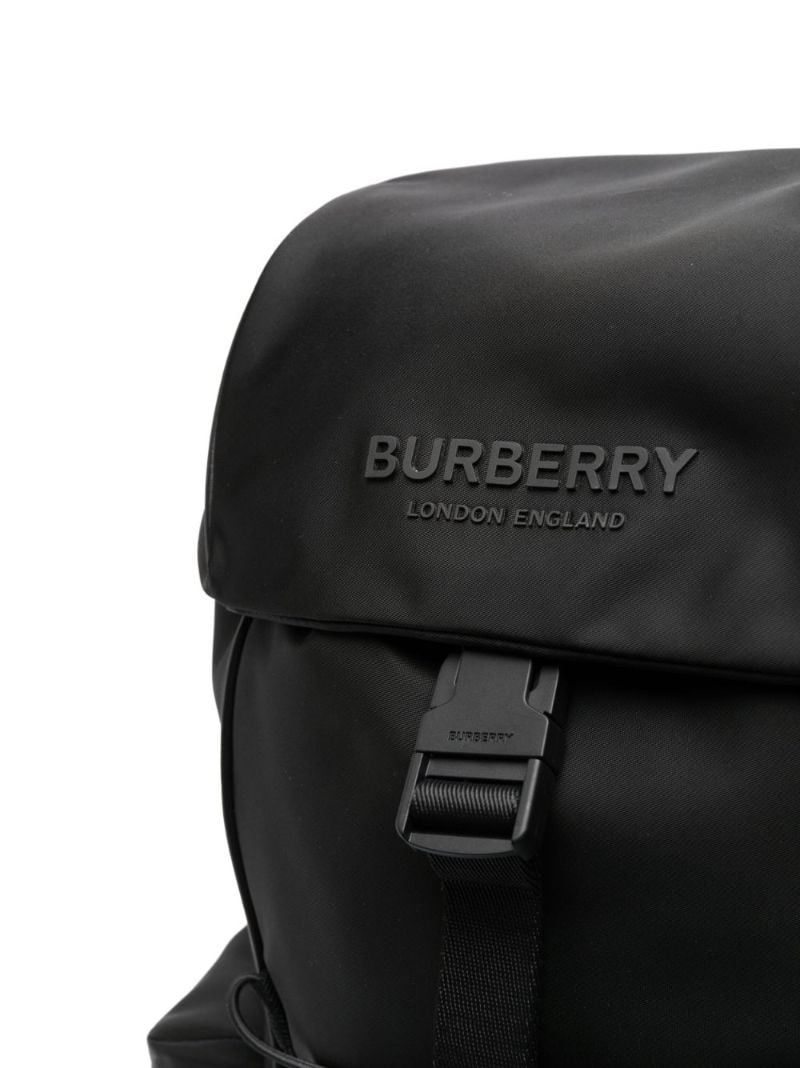 Black Murray Logo Embossed Backpack