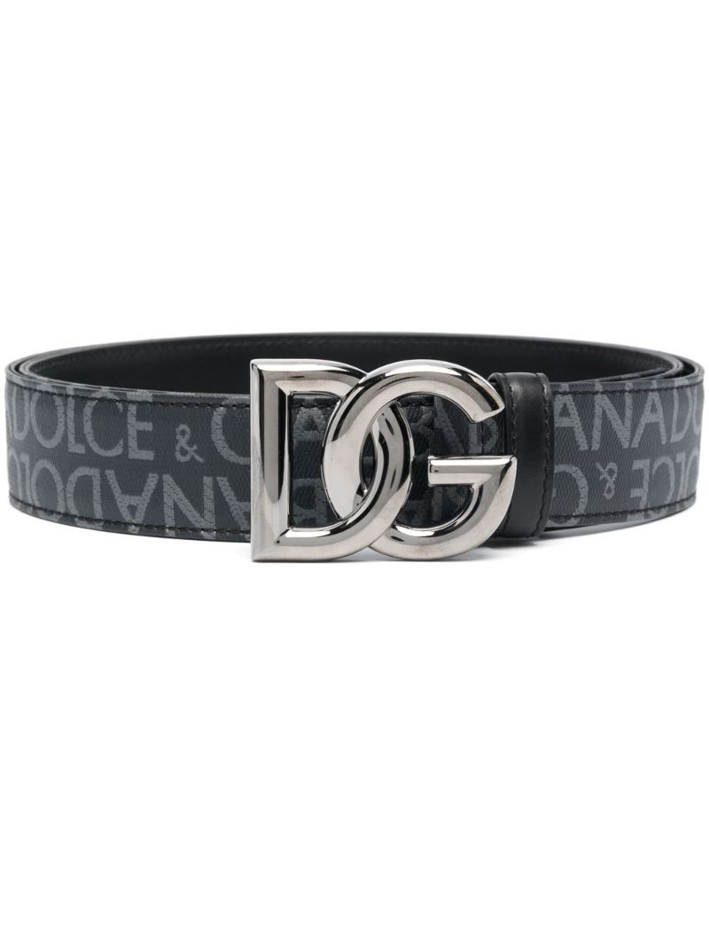 Black Dg Buckle Belt