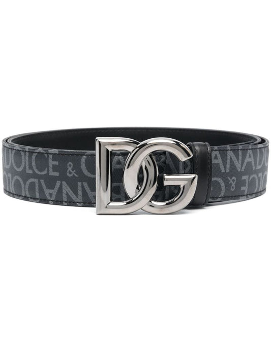 Black Dg Buckle Belt