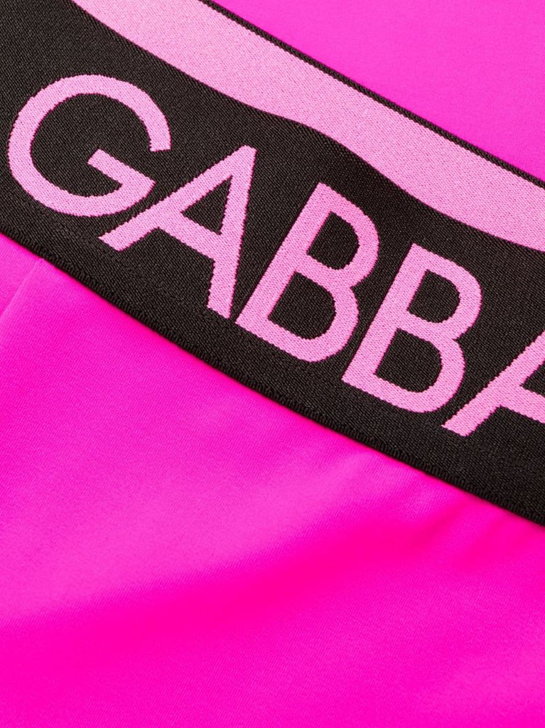 Pink Logo Jacquard Leggings