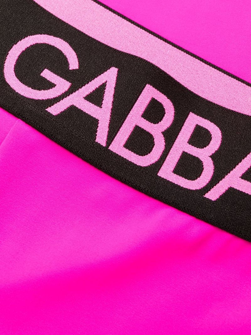 Pink Logo Jacquard Leggings