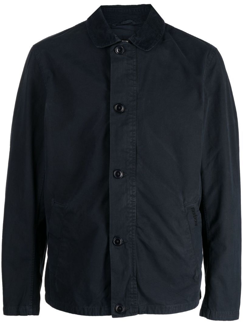 Blue Crimdon Cotton Shirt Jacket