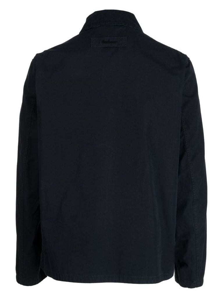Blue Crimdon Cotton Shirt Jacket