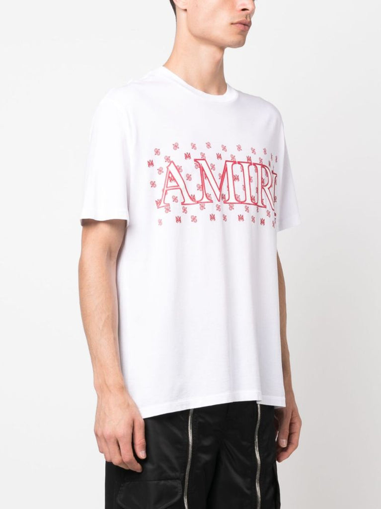 White M.a. Paisley Print T-shirt