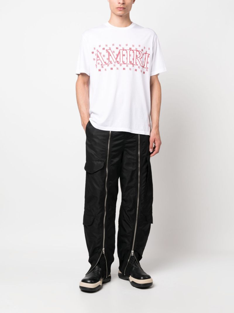 White M.a. Paisley Print T-shirt