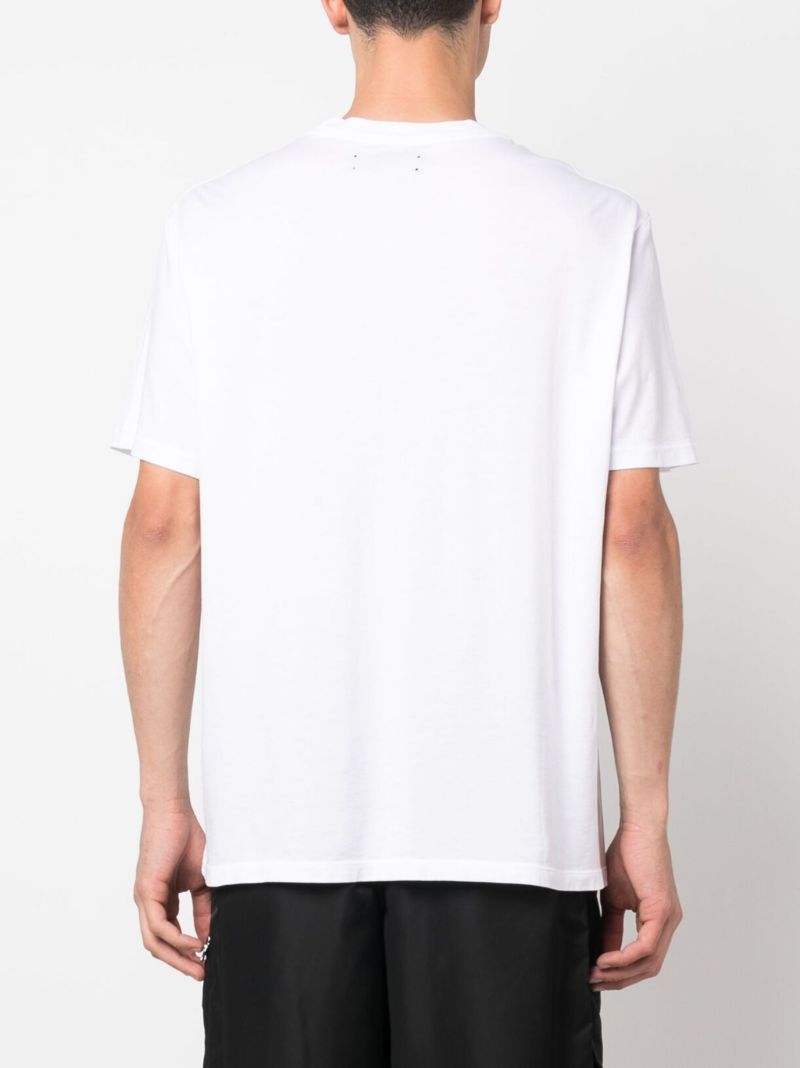 White M.a. Paisley Print T-shirt