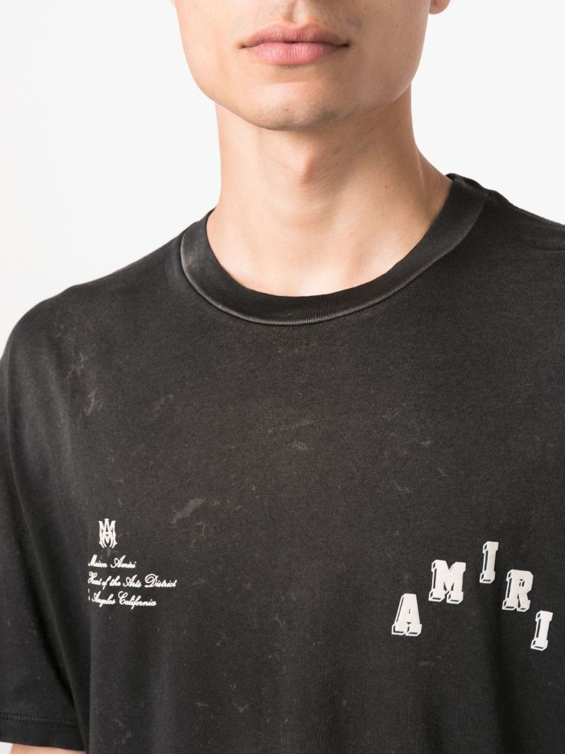 Black Vintage Collegiate T-shirt