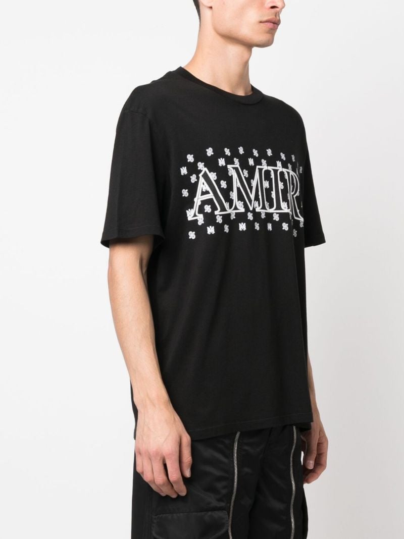 Black M.a. Paisley Print T-shirt