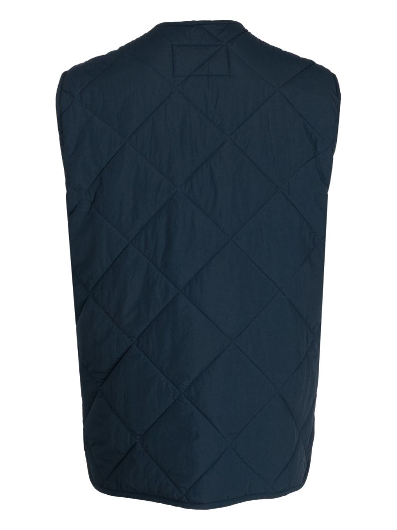 Blue Quilted Vest