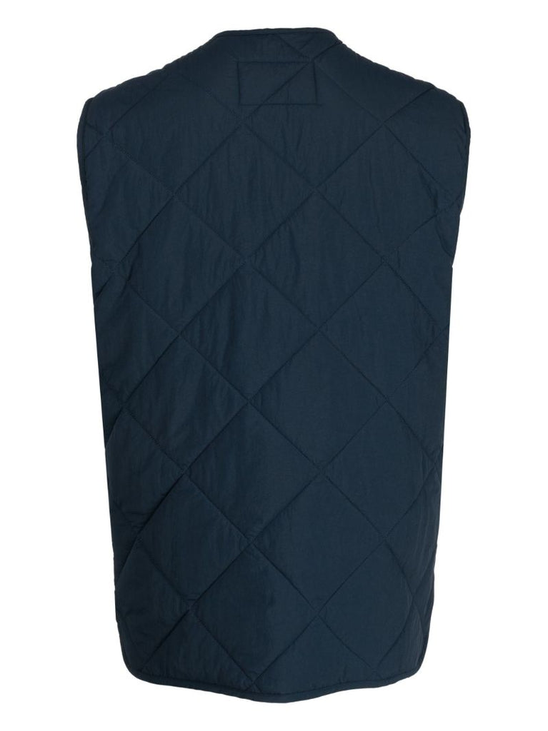 Blue Quilted Vest
