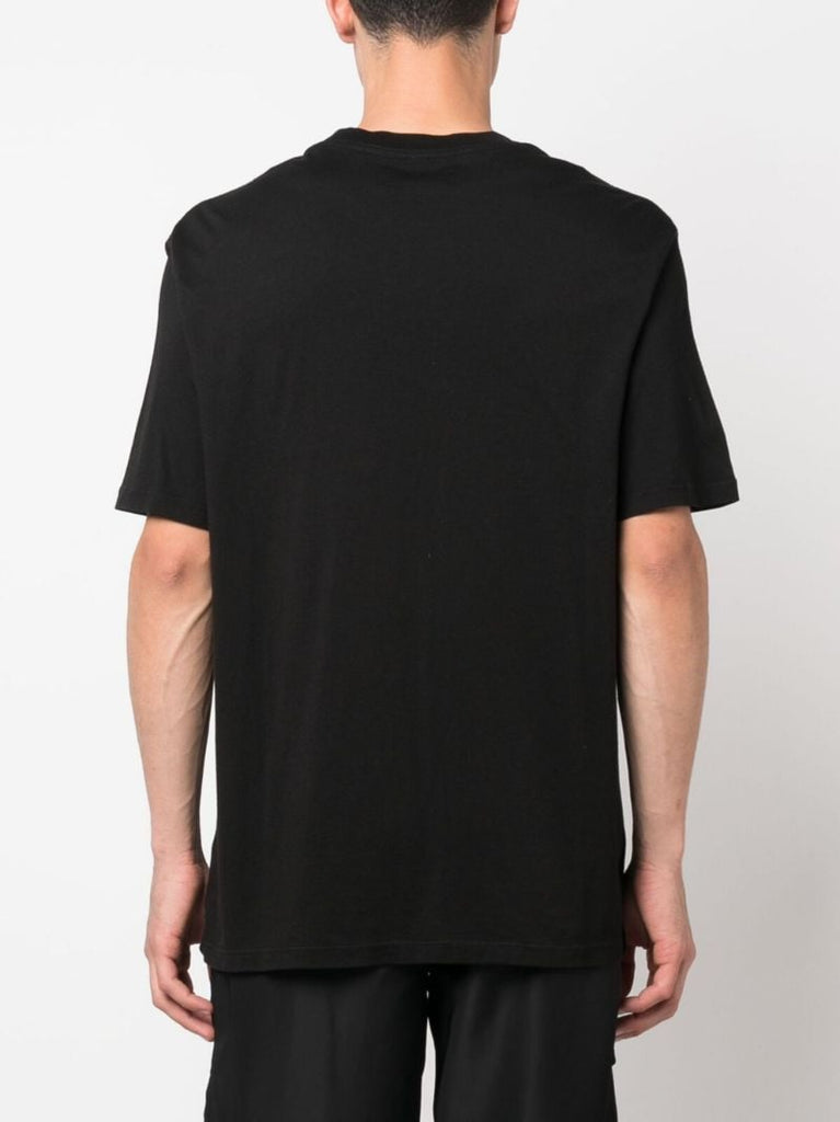 Black M.a. Bar Logo Print T-shirt