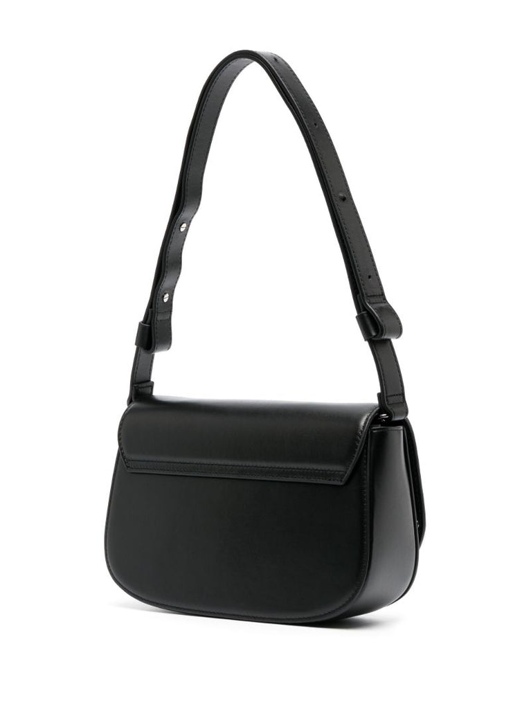 Black 1dr Iconic Leather Shoulder Bag