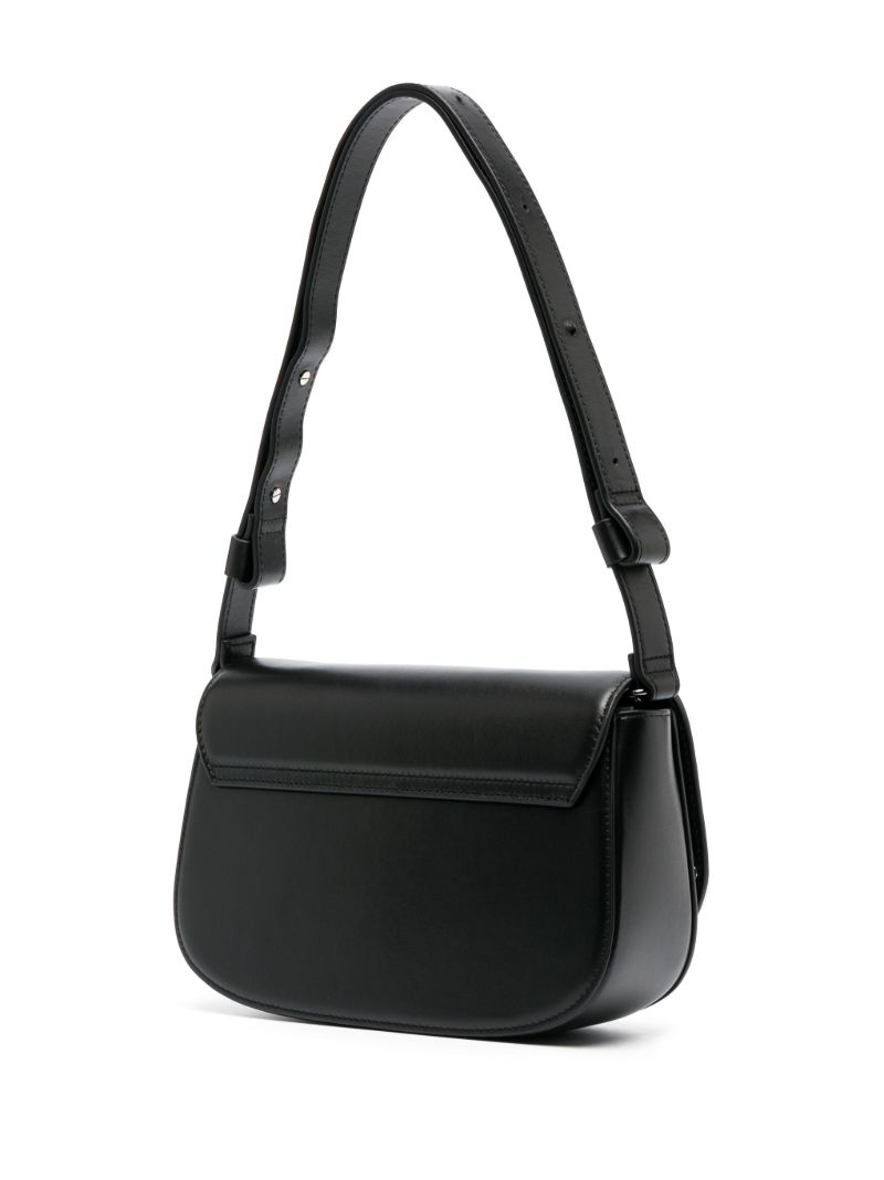 Black 1dr Iconic Leather Shoulder Bag