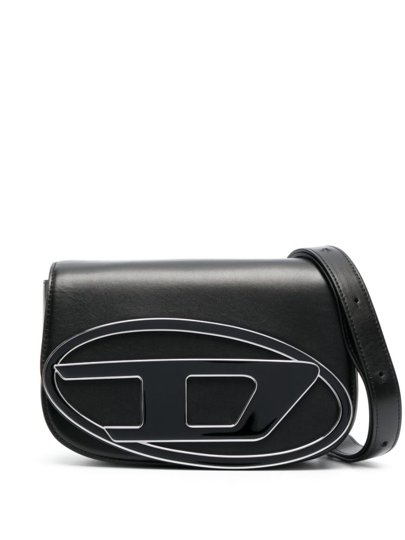 Black 1dr Iconic Leather Shoulder Bag
