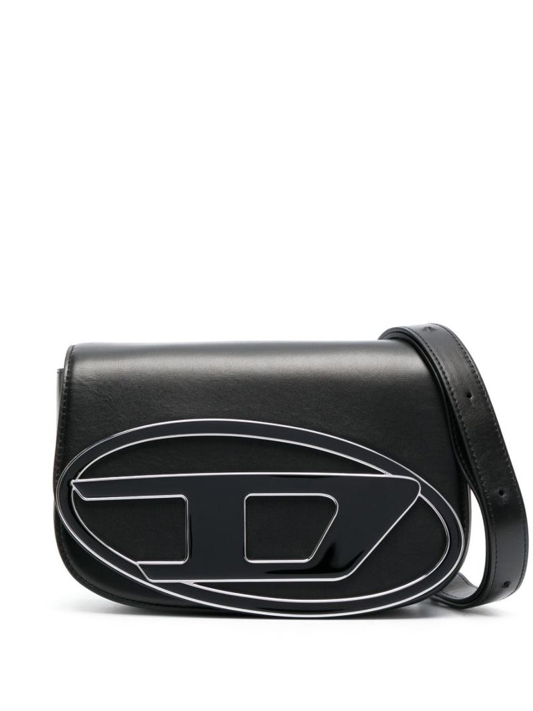 Black 1dr Iconic Leather Shoulder Bag
