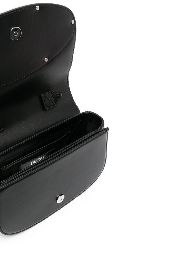 Black 1dr Iconic Leather Shoulder Bag