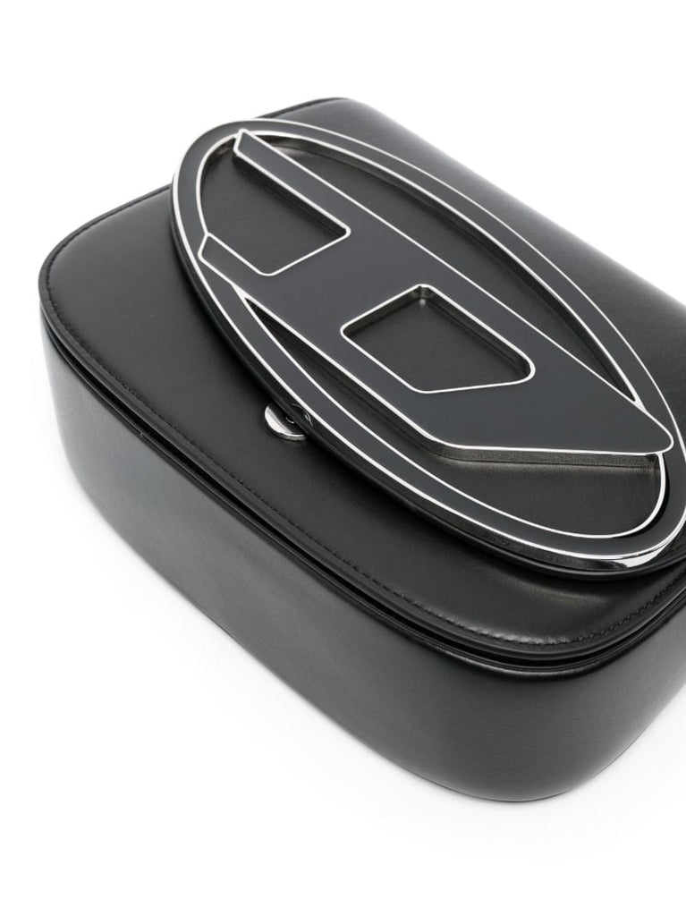 Black 1dr Iconic Leather Shoulder Bag