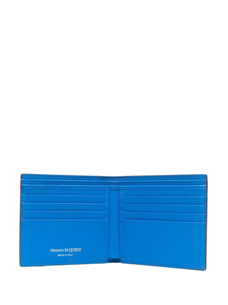 Blue Logo Print Cardholder