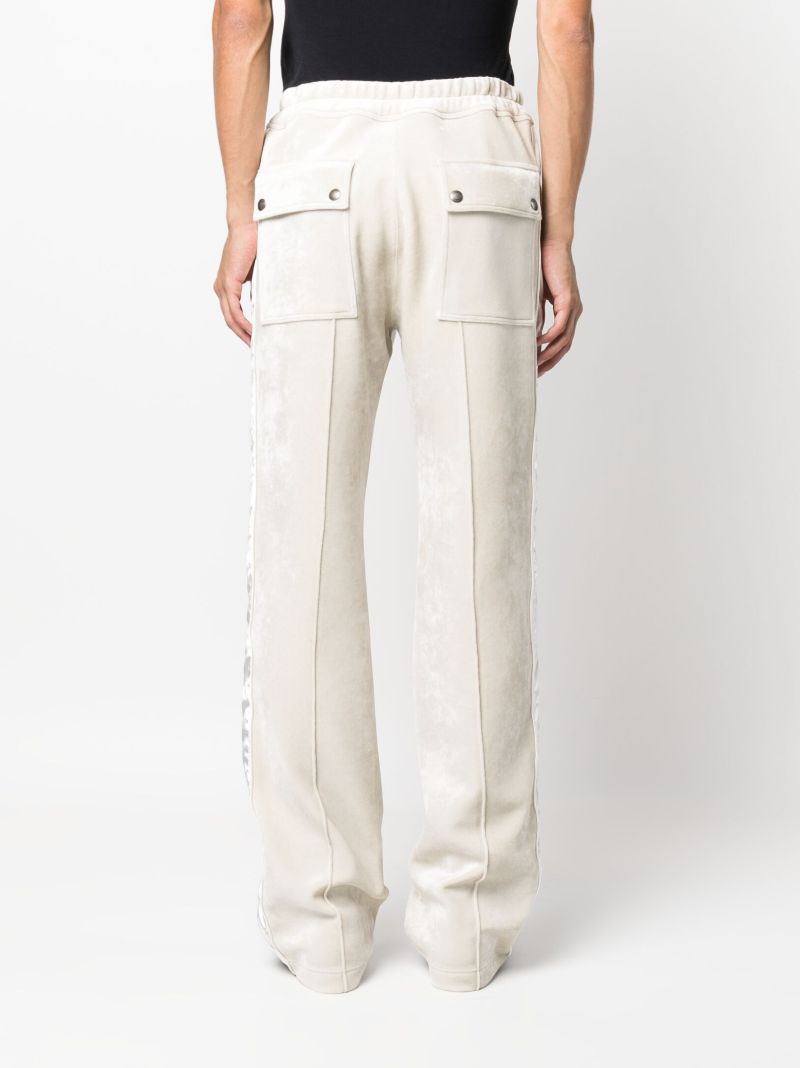 Neutral Velour Track Pants
