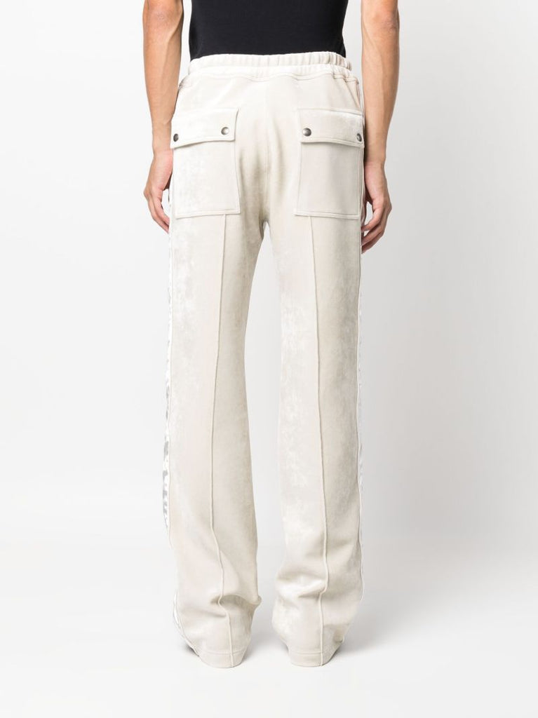 Neutral Velour Track Pants