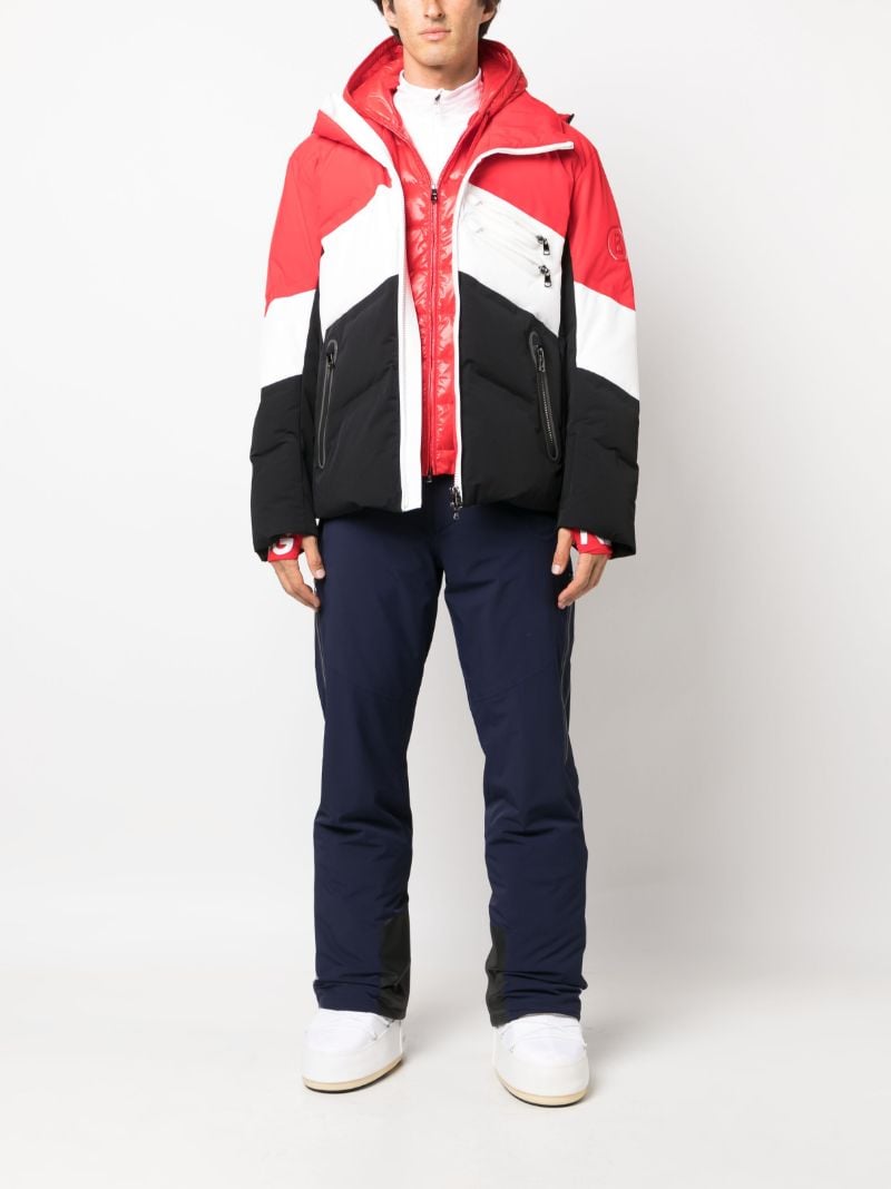 Red Amon-d 4l Padded Ski Jacket
