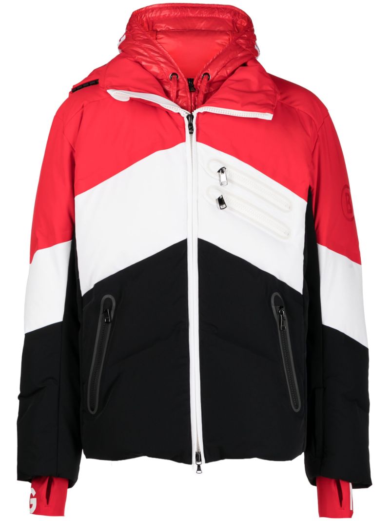Red Amon-d 4l Padded Ski Jacket