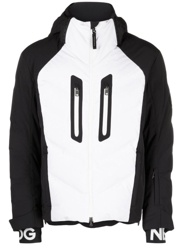 White Felias Down Ski Jacket