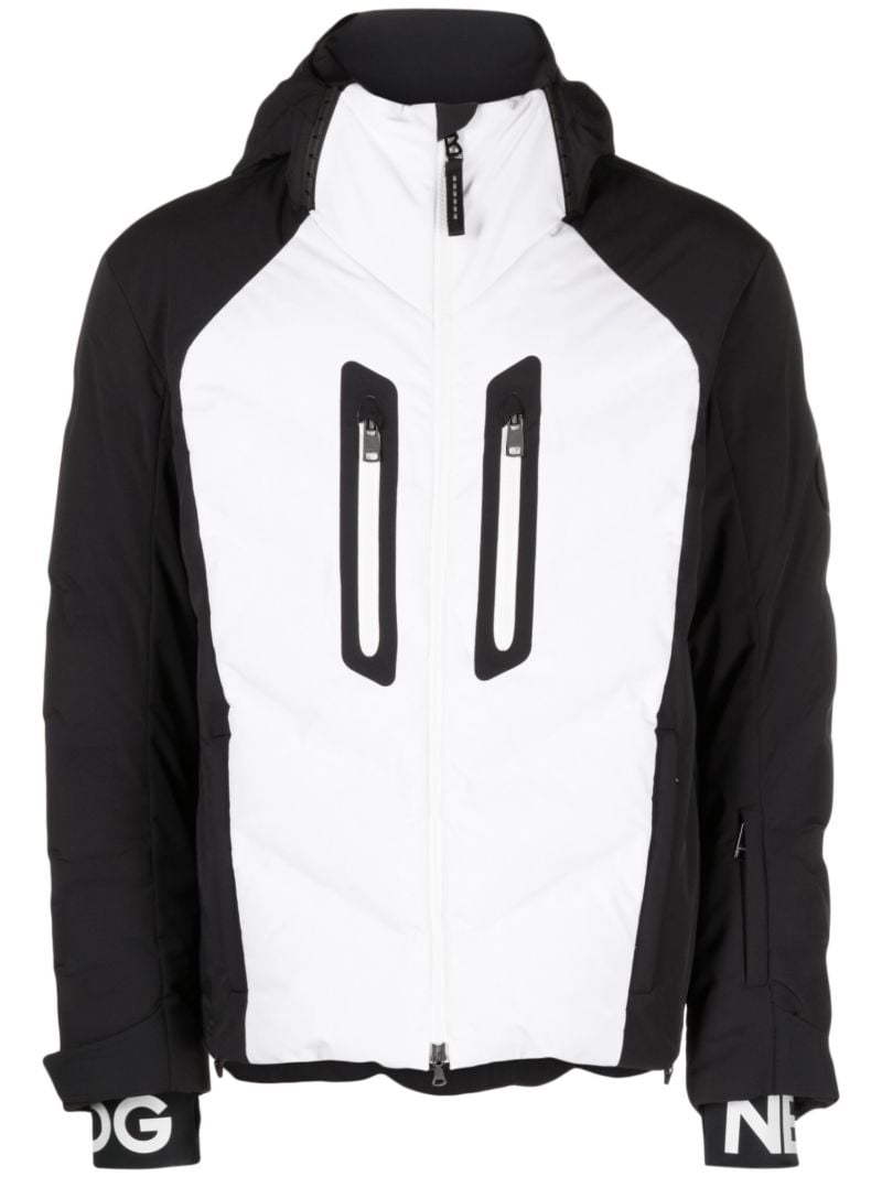 White Felias Down Ski Jacket