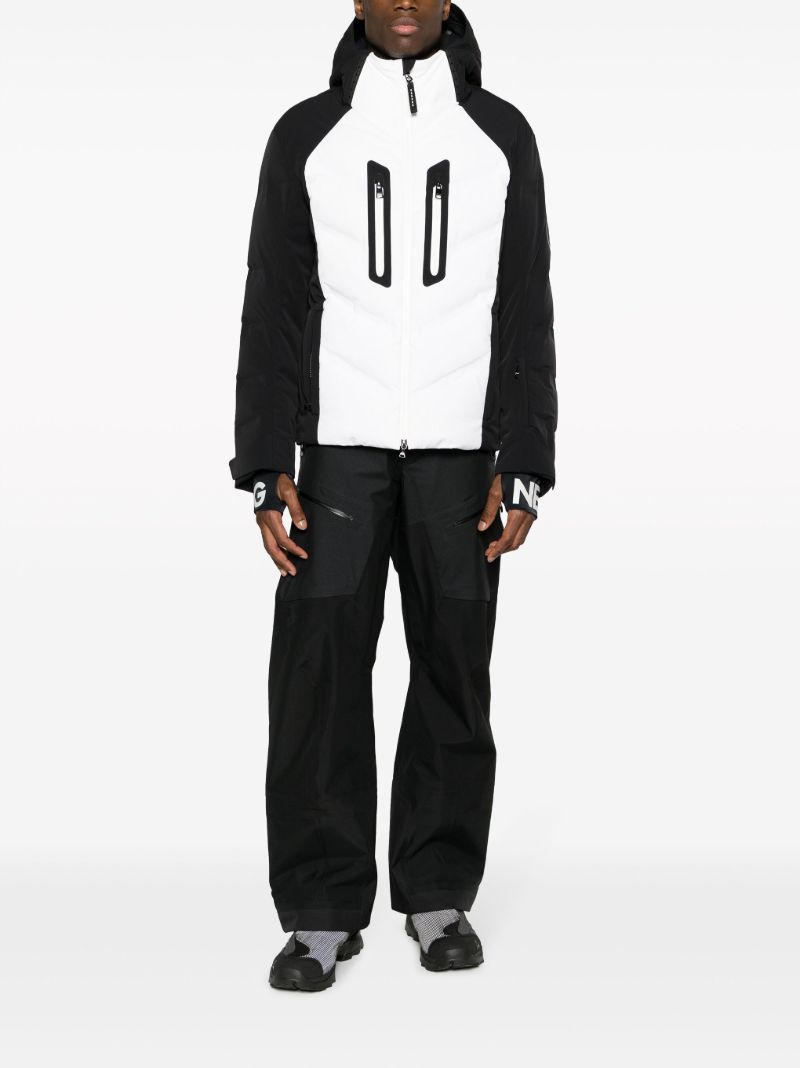White Felias Down Ski Jacket