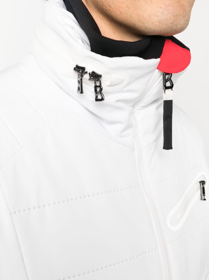 White Jarel-t 2l Padded Ski Jacket