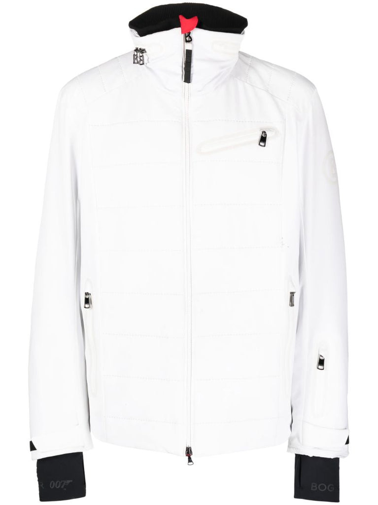 White Jarel-t 2l Padded Ski Jacket