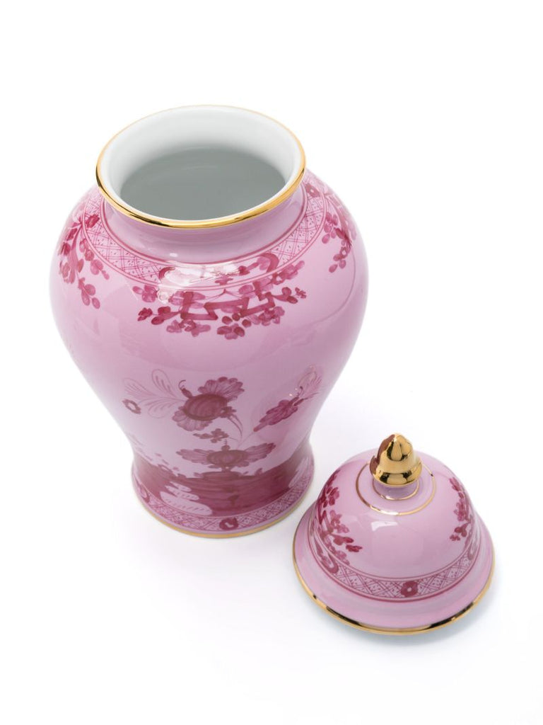 Pink Potiche Large Porcelain Vase