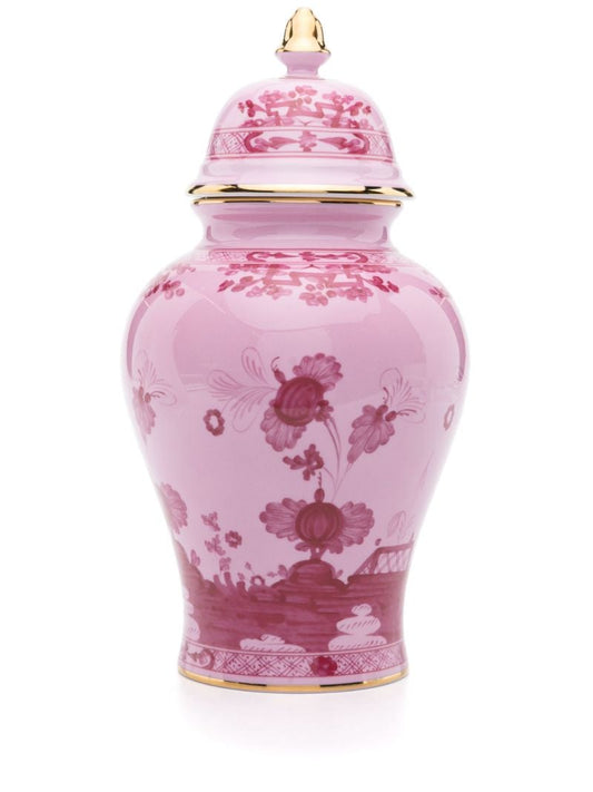 Pink Potiche Large Porcelain Vase