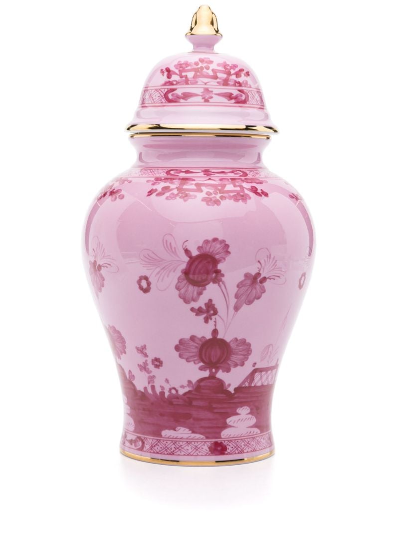 Pink Potiche Large Porcelain Vase