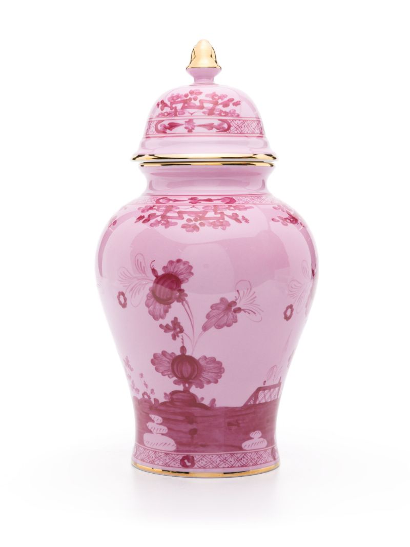 Pink Potiche Large Porcelain Vase