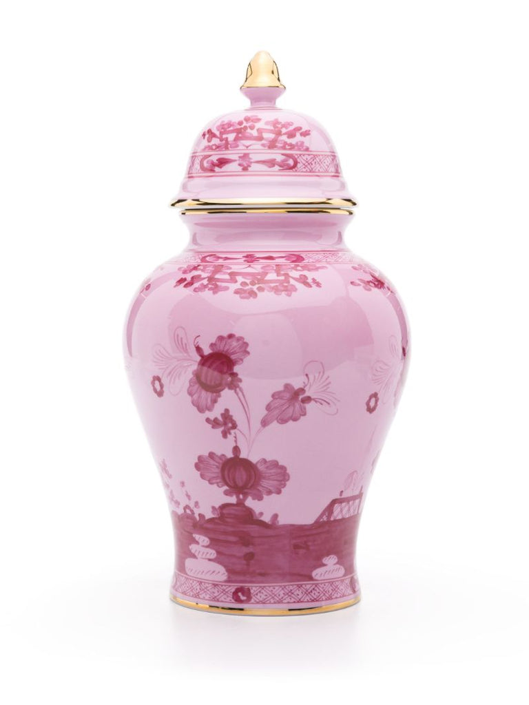 Pink Potiche Large Porcelain Vase