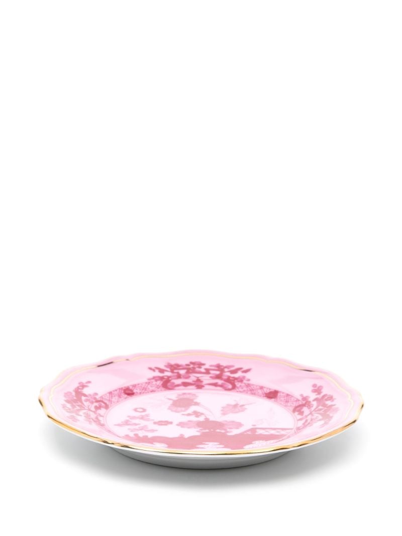Pink Oriente Italiano Bread Plate Set