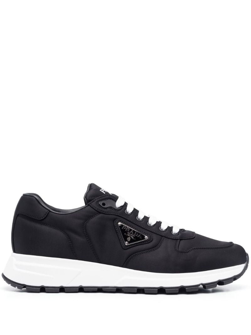 Black Re-nylon Low-top Sneakers