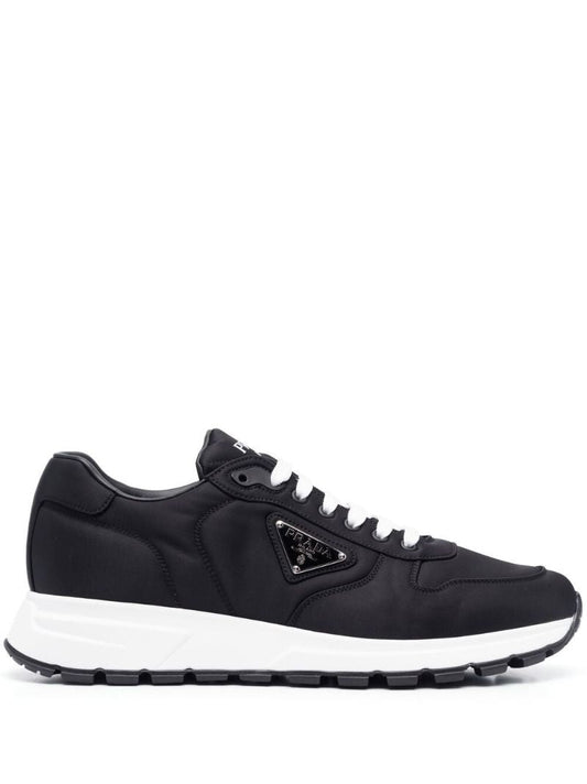 Black Re-nylon Low-top Sneakers