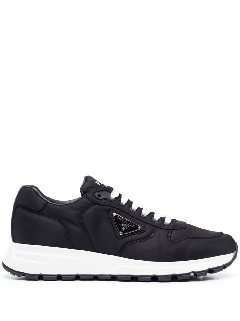 Black Re-nylon Low-top Sneakers