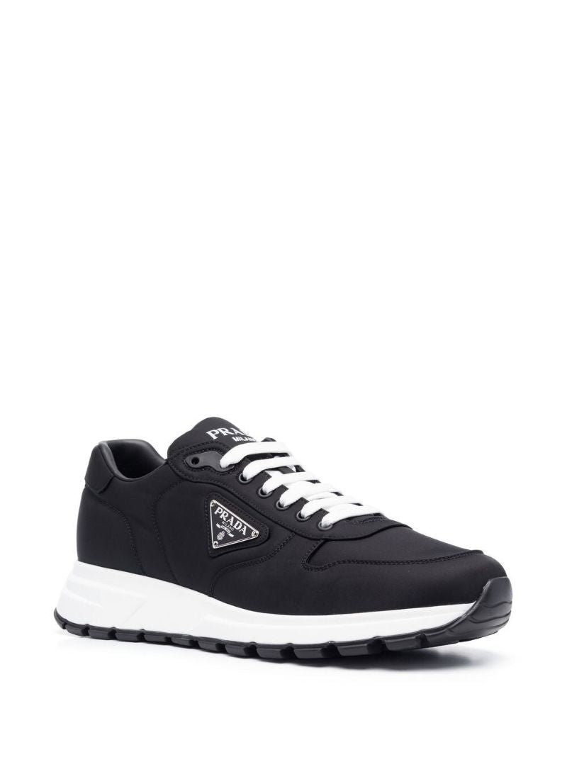 Black Re-nylon Low-top Sneakers