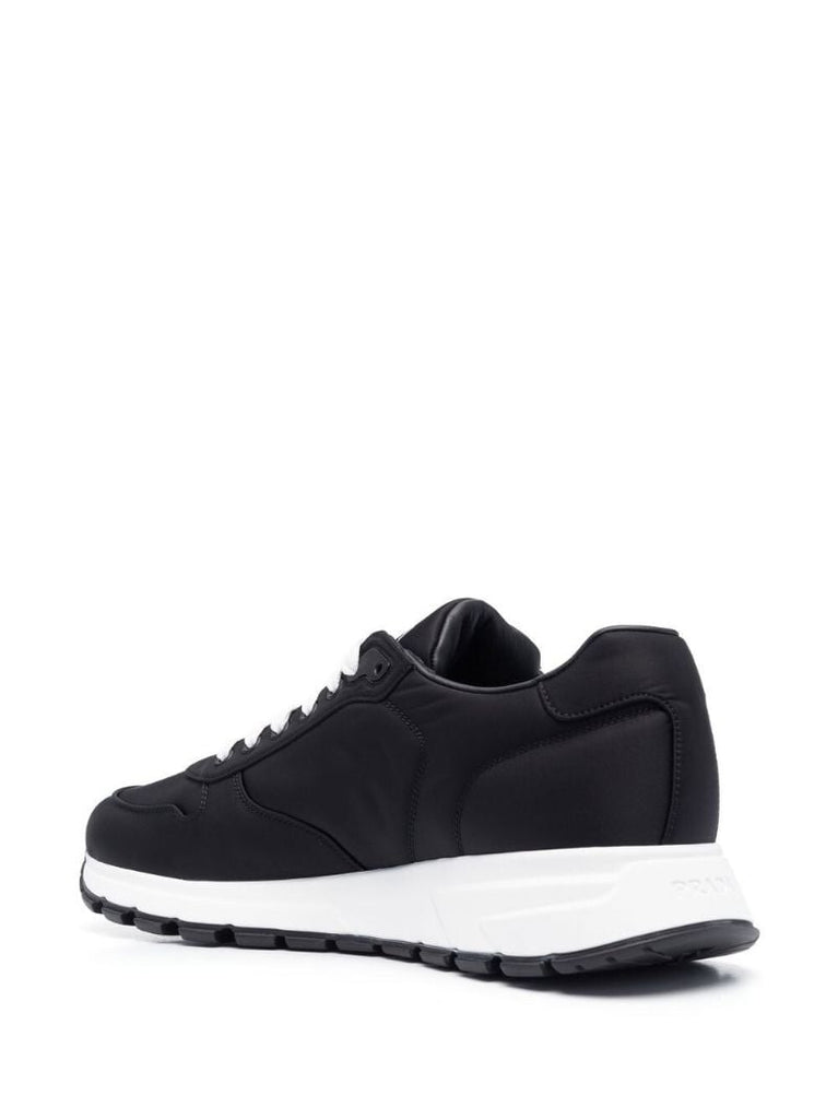 Black Re-nylon Low-top Sneakers
