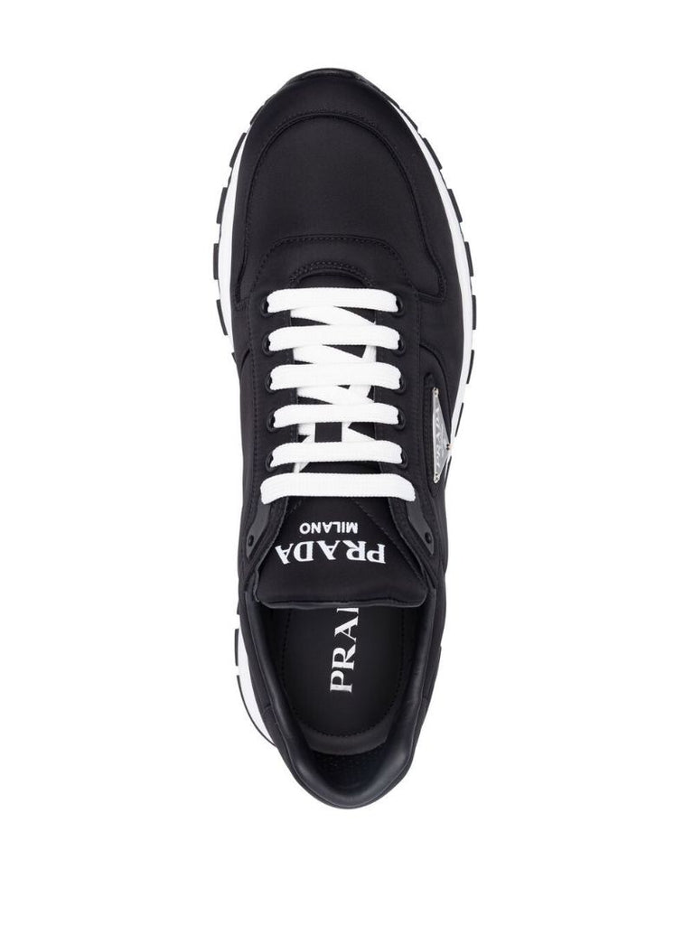 Black Re-nylon Low-top Sneakers