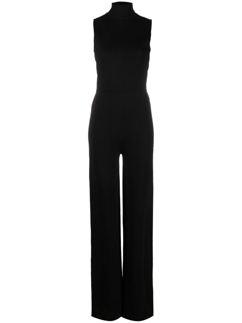 Black Gijon Roll Neck Jumpsuit