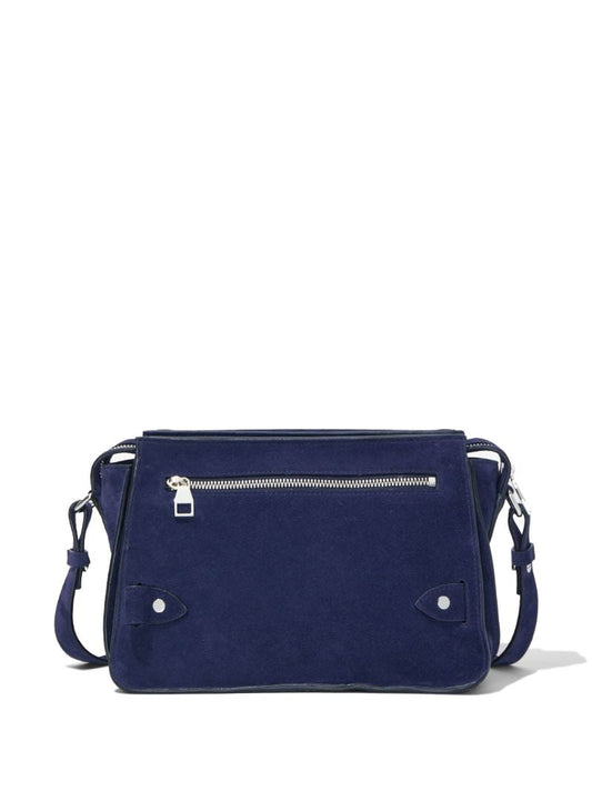 Blue Beacon Suede Cross Body Bag