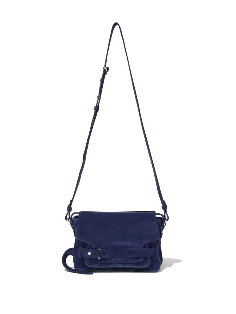 Blue Beacon Suede Cross Body Bag
